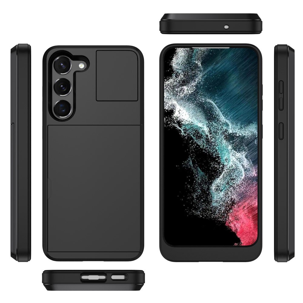 Samsung Galaxy S23 Plus Hoesje met Cardslot Zwart