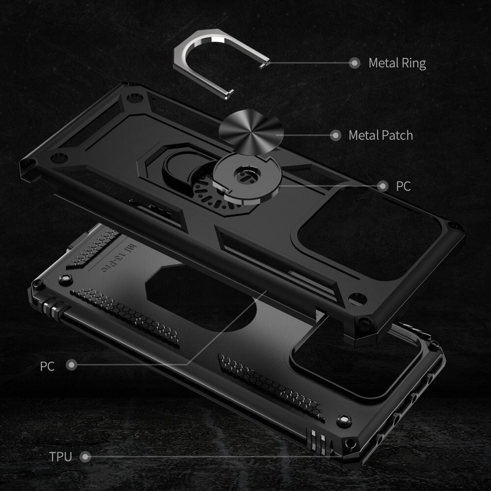 Xiaomi 13 Pro Hybridcase Tech Ring zwart