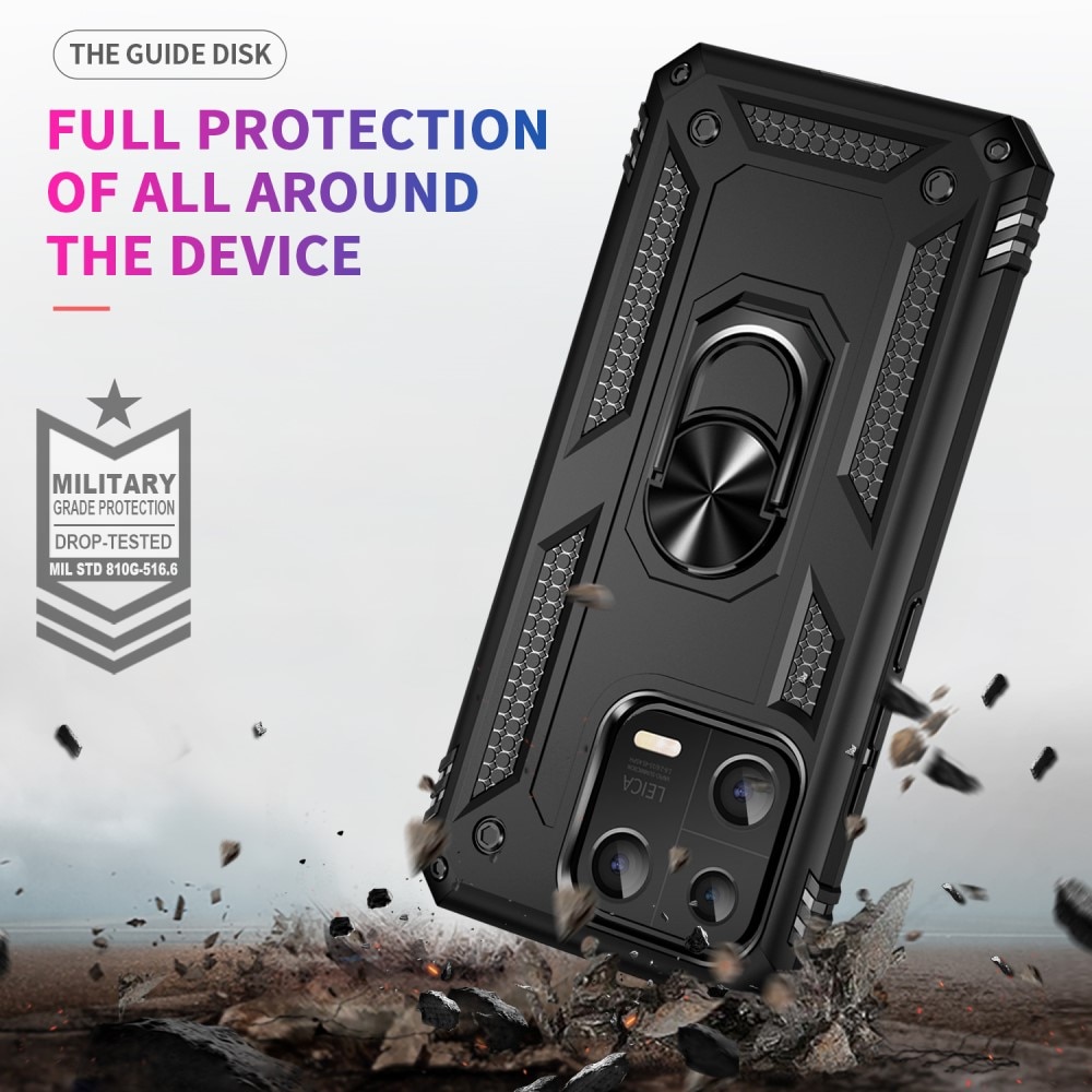 Xiaomi 13 Hybridcase Tech Ring zwart