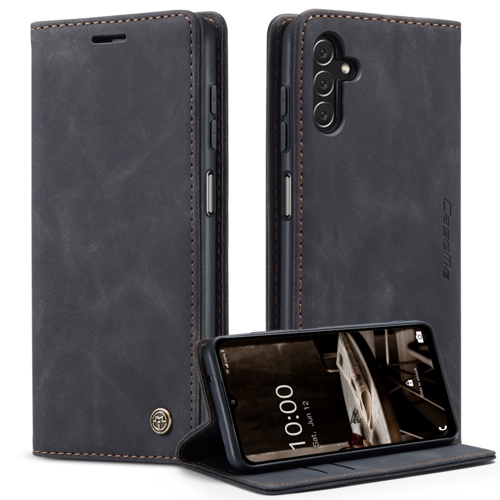 Slim Bookcover hoesje Samsung Galaxy A14 zwart