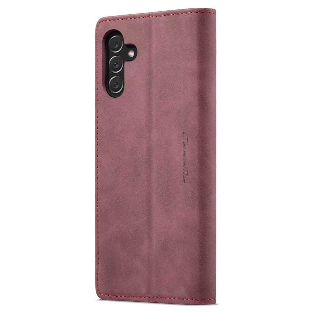 Slim Bookcover hoesje Samsung Galaxy A14 rood