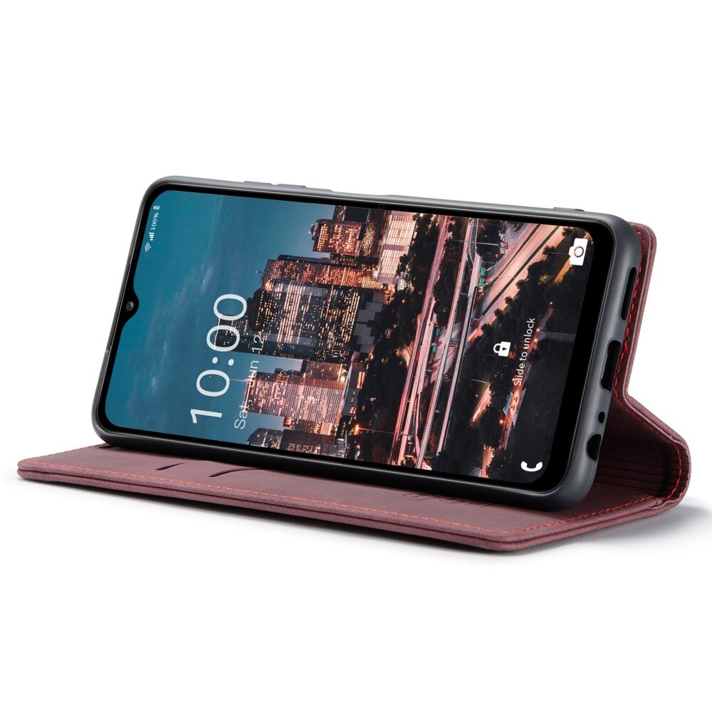 Slim Bookcover Hoesje Samsung Galaxy A14 Rood