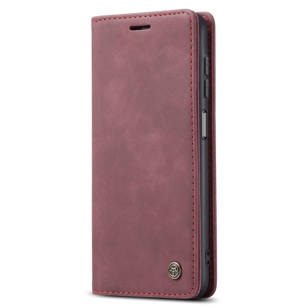Slim Bookcover hoesje Samsung Galaxy A14 rood