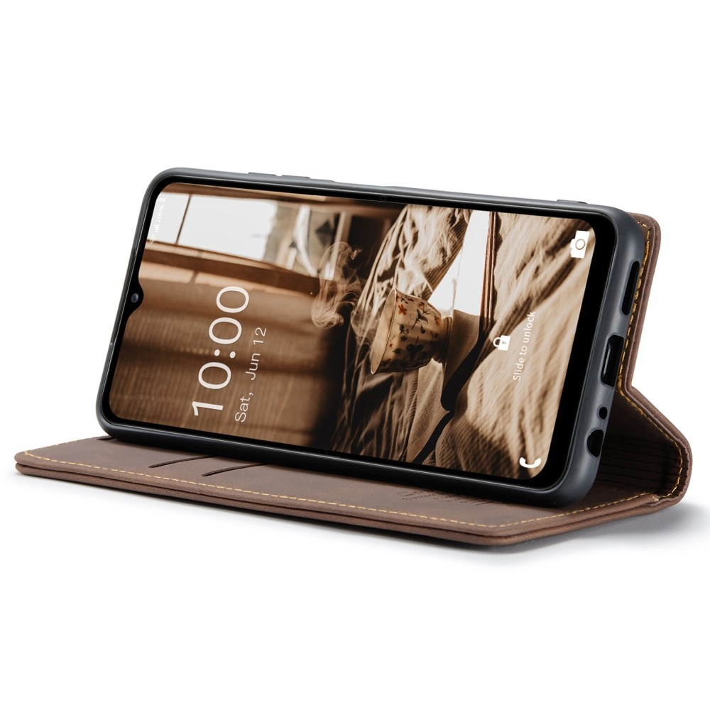 Slim Bookcover Hoesje Samsung Galaxy A34 Bruin