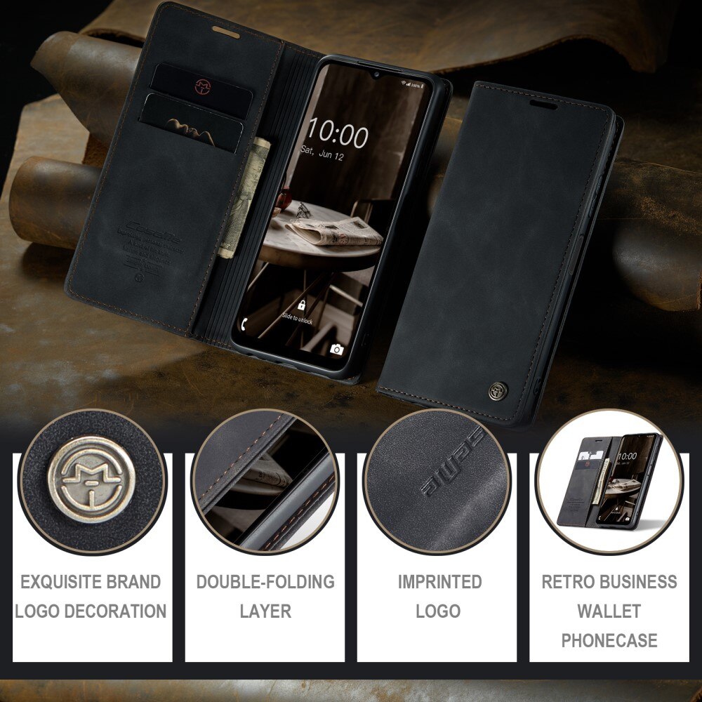 Slim Bookcover Hoesje Samsung Galaxy A34 Zwart