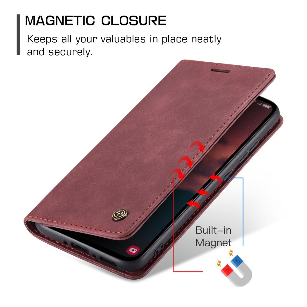 Slim Bookcover Hoesje Samsung Galaxy A54 Rood