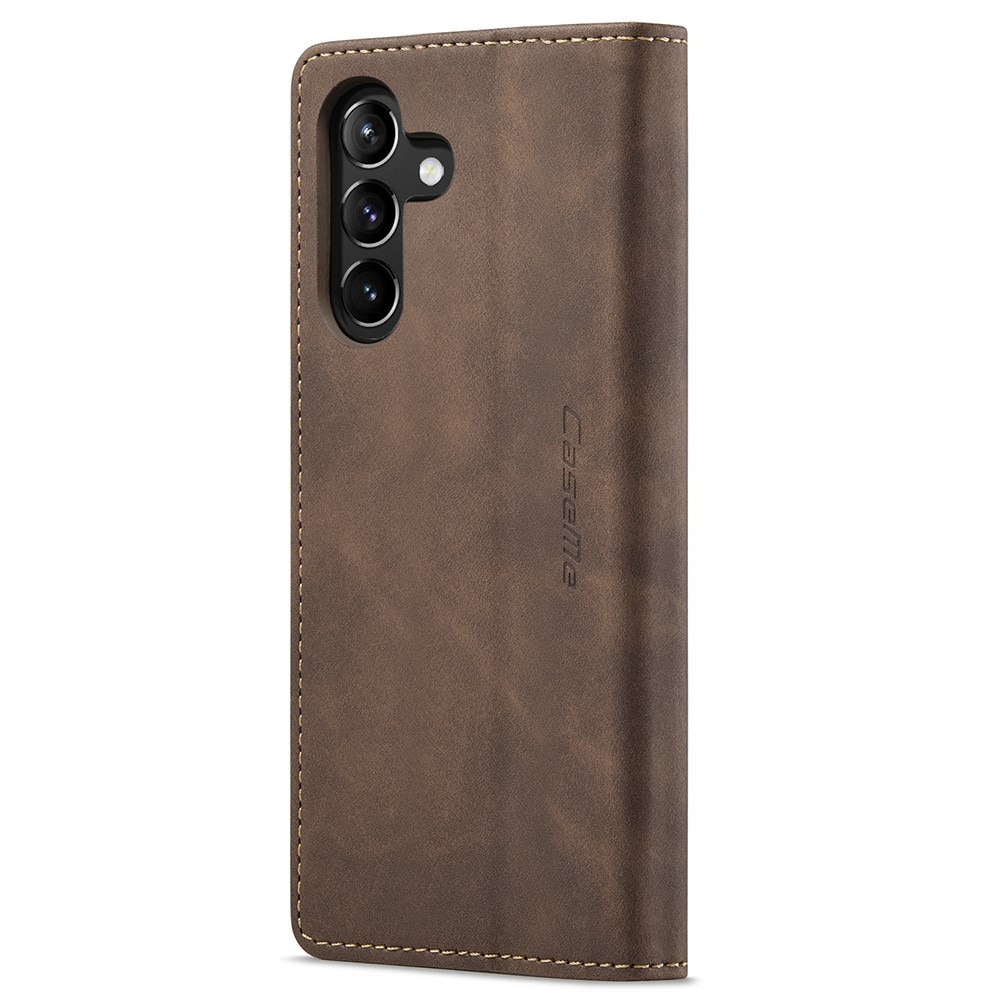 Slim Bookcover hoesje Samsung Galaxy A54 bruin