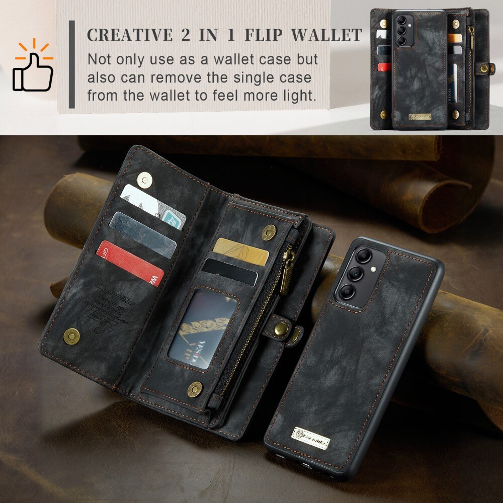 Multi-slot Hoesje Samsung Galaxy A14 Grijs
