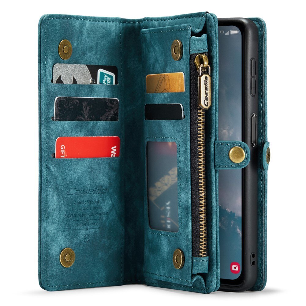 Multi-slot Hoesje Samsung Galaxy A14 Blauw