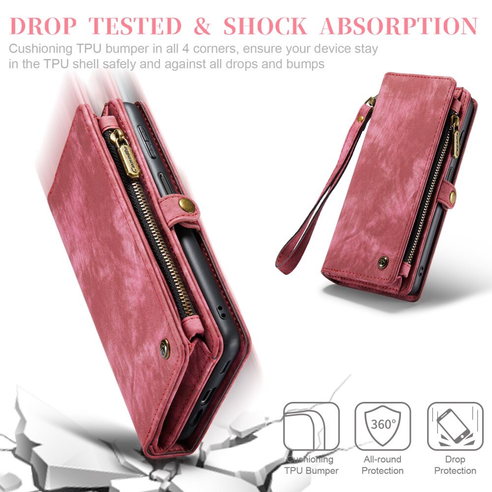 Multi-slot Hoesje Samsung Galaxy A14 Rood