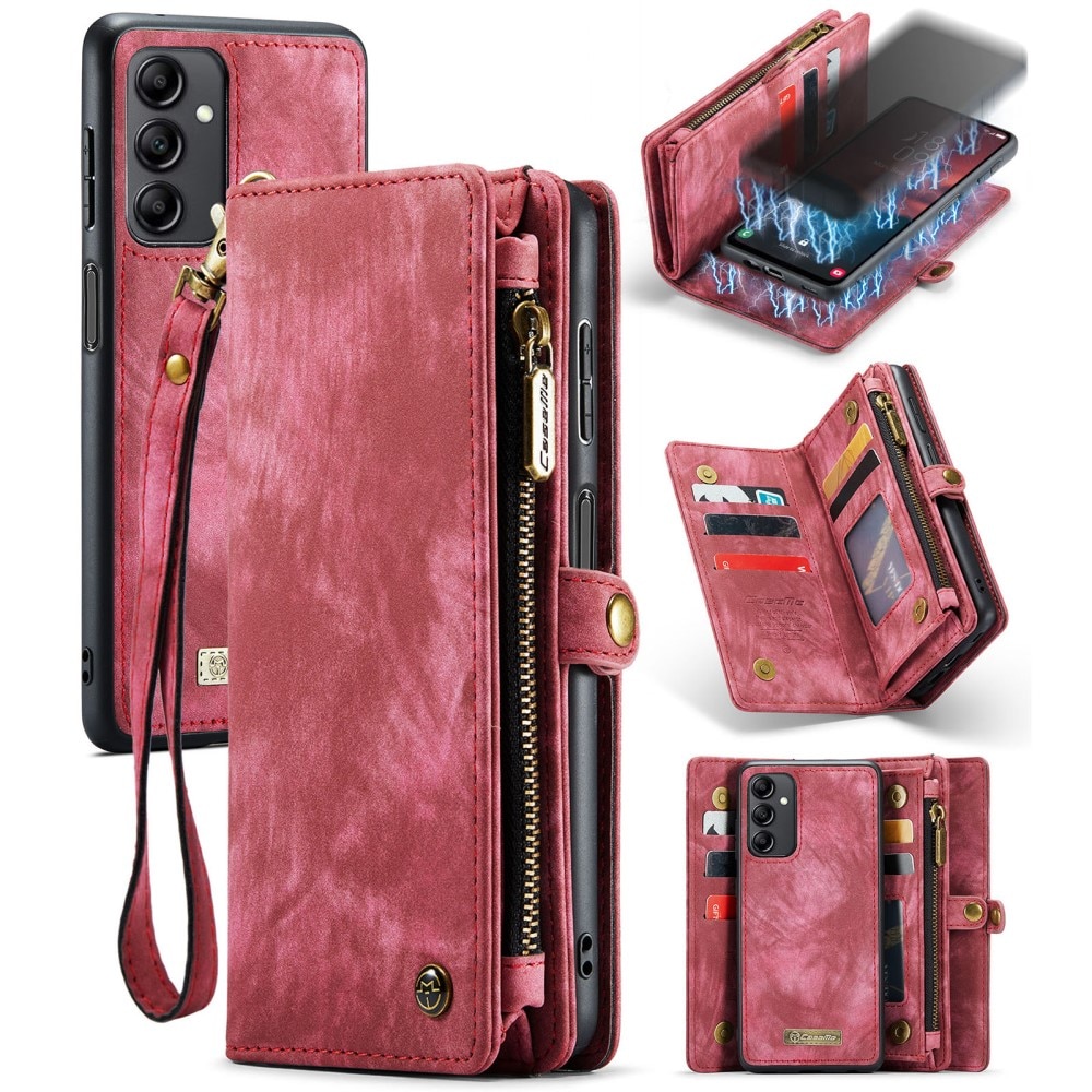 Multi-slot Hoesje Samsung Galaxy A14 Rood