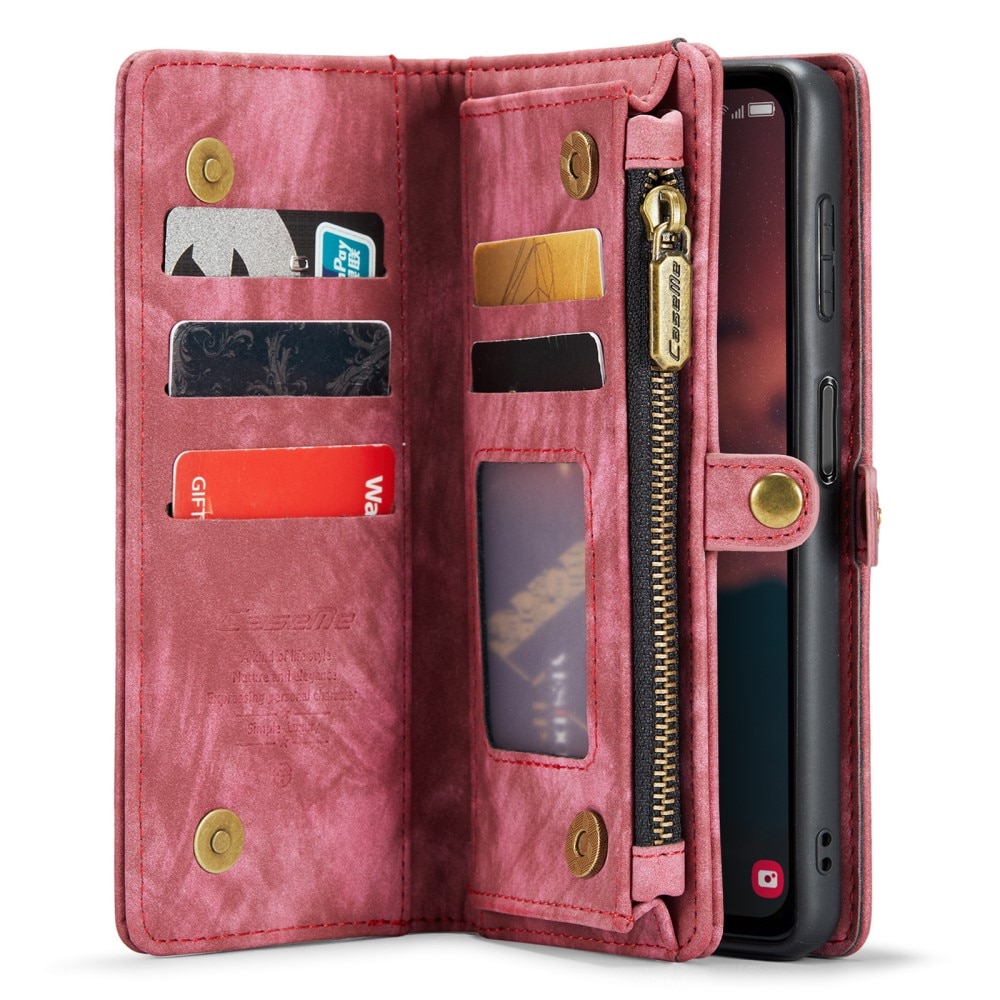 Multi-slot Hoesje Samsung Galaxy A14 Rood