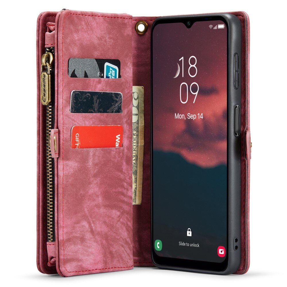 Multi-slot Hoesje Samsung Galaxy A14 rood