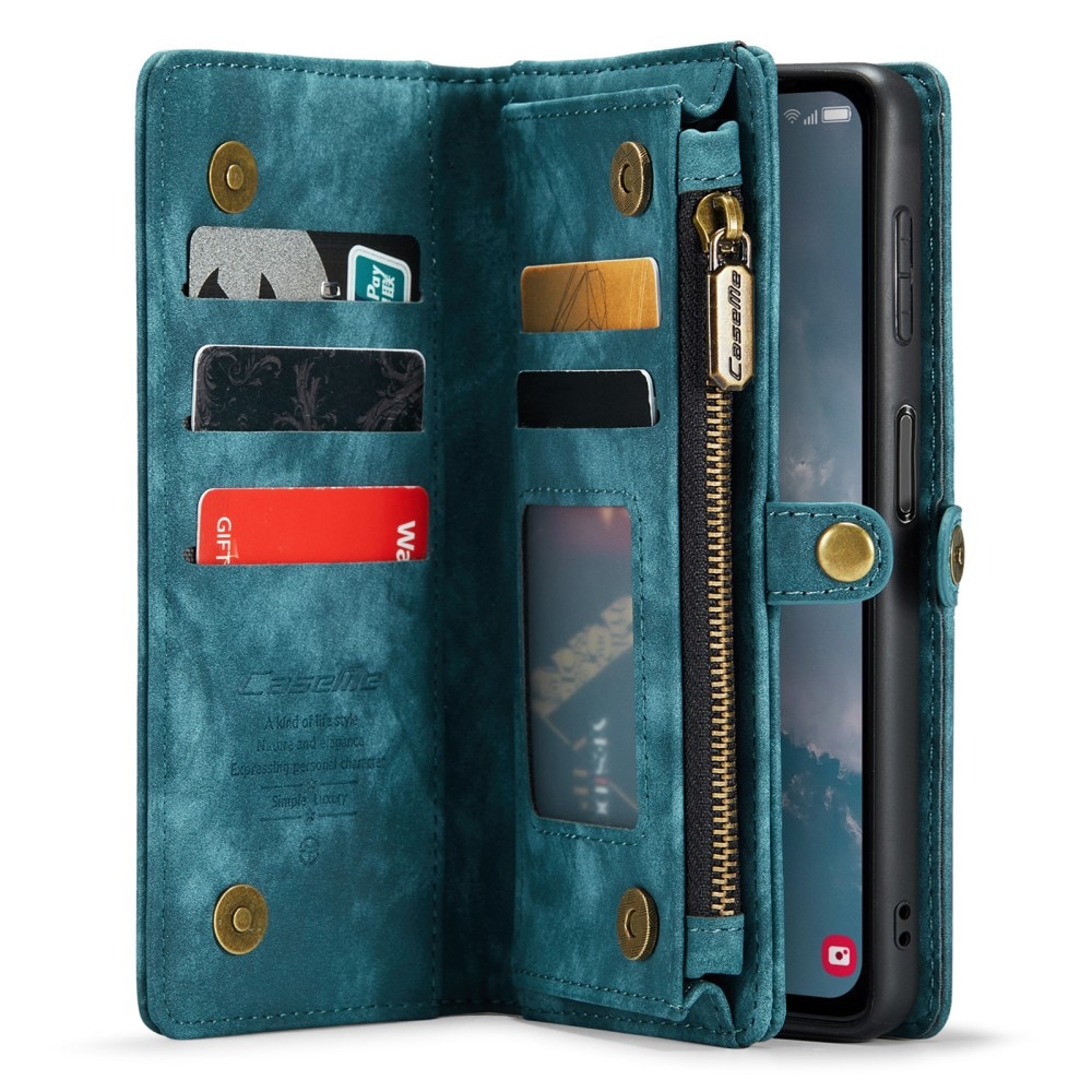 Multi-slot Hoesje Samsung Galaxy A34 Blauw