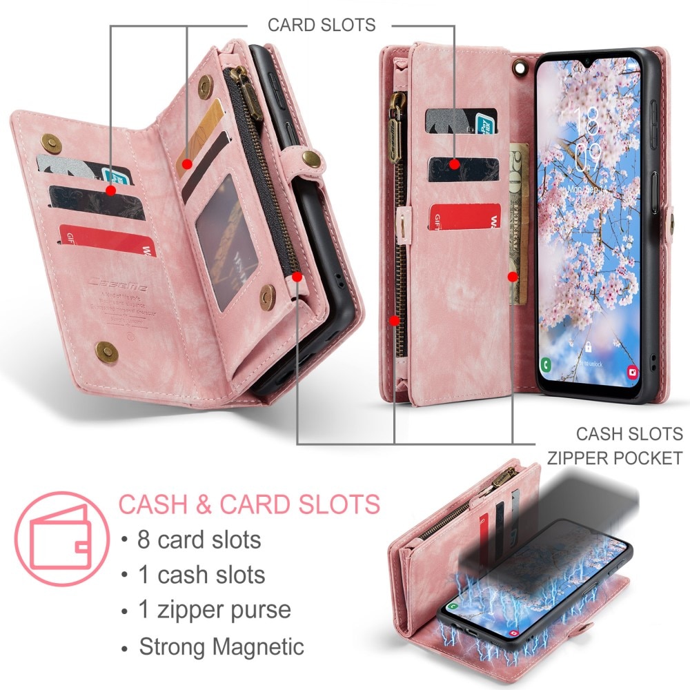 Multi-slot Hoesje Samsung Galaxy A34 roze