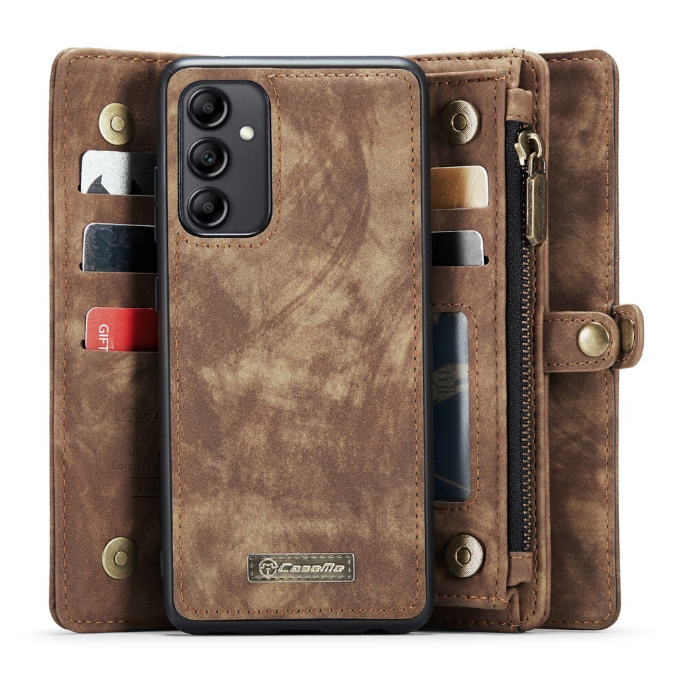 Multi-slot Hoesje Samsung Galaxy A34 Bruin