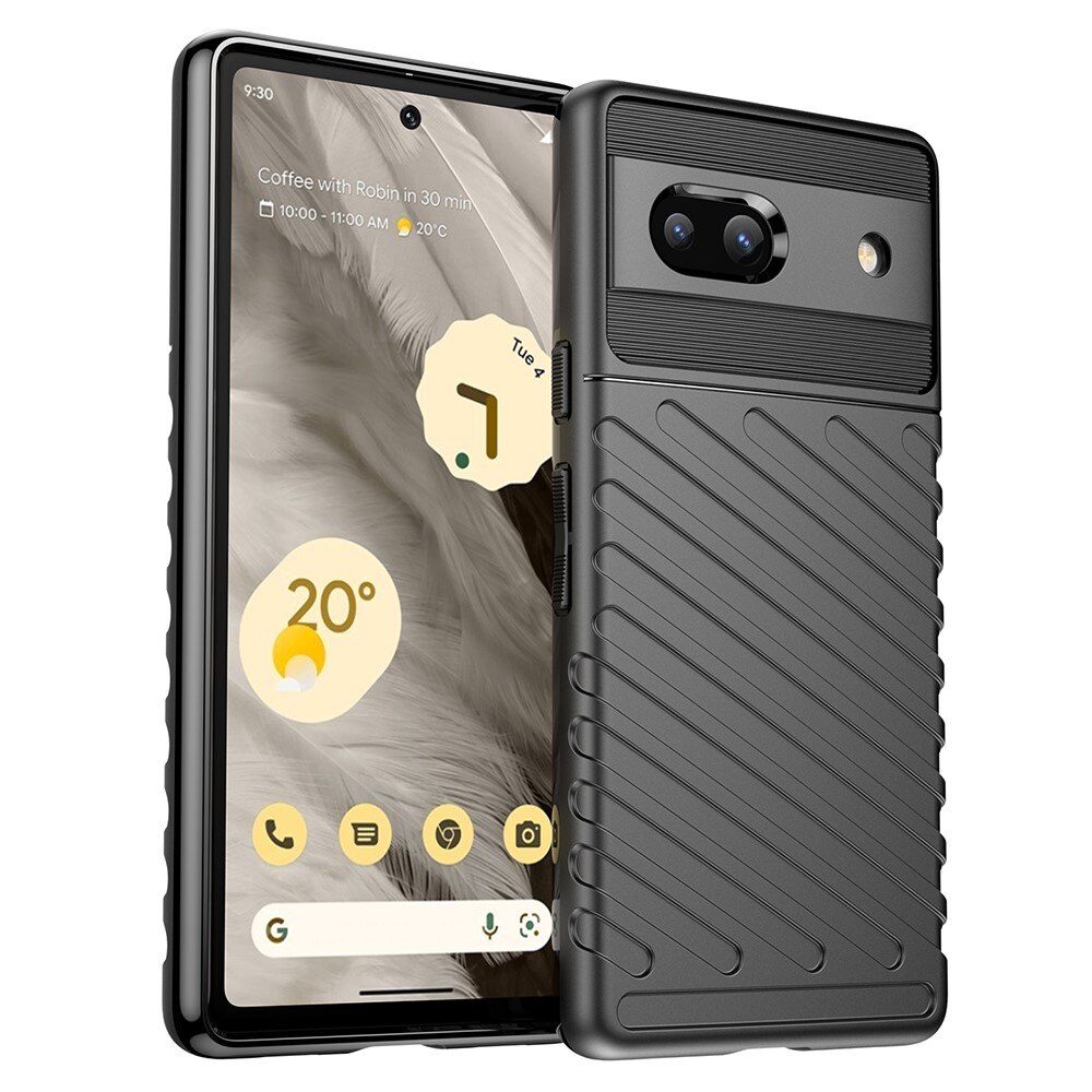 Google Pixel 7a Thunder TPU Case zwart