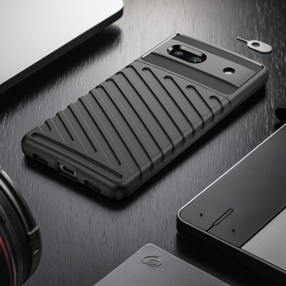 Google Pixel 7a Thunder TPU Case zwart