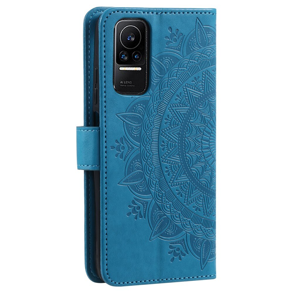 Xiaomi 13 Lite Leren Mandalahoesje blauw