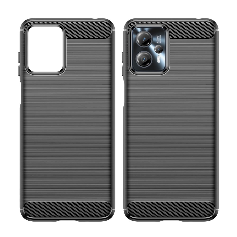Hoesje TPU Brushed Motorola Moto G23 Zwart