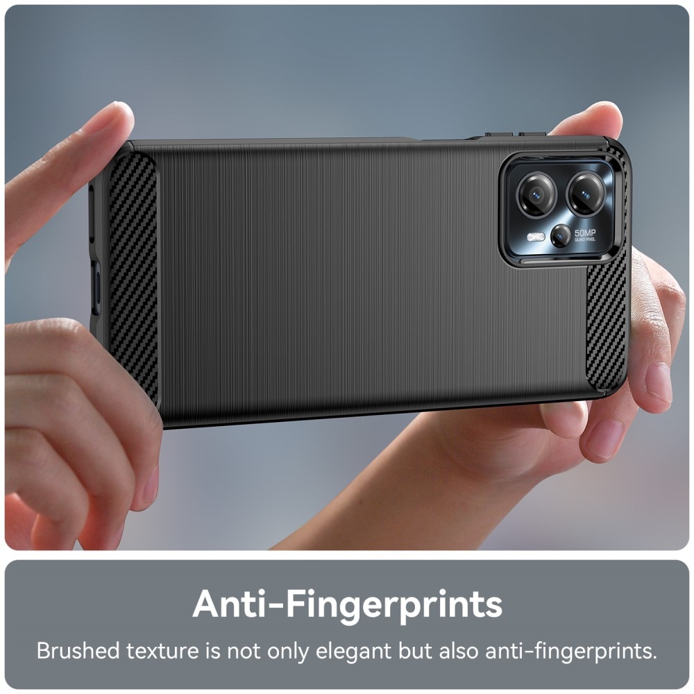 Hoesje TPU Brushed Motorola Moto G23 Zwart