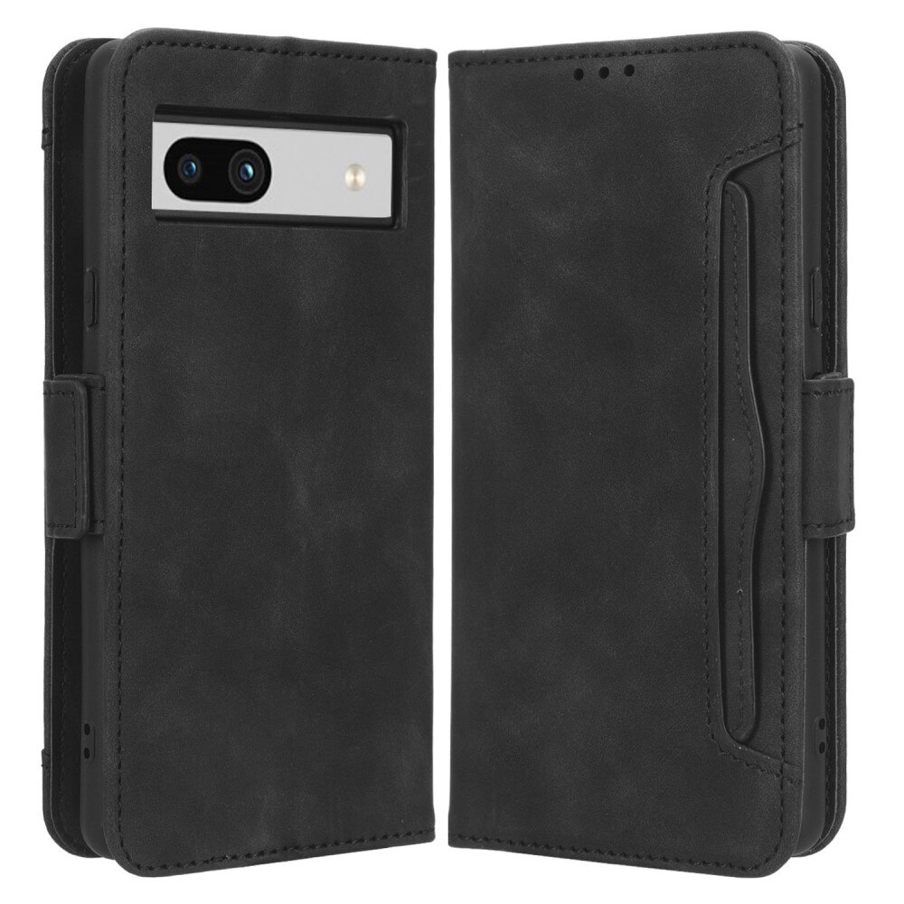 Google Pixel 7a Multi Bookcover hoesje zwart