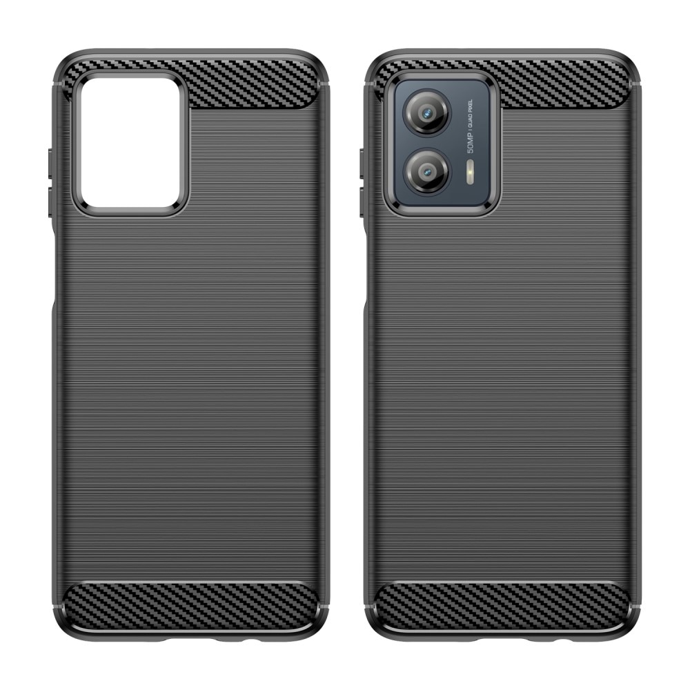 Hoesje TPU Brushed Motorola Moto G53 Zwart