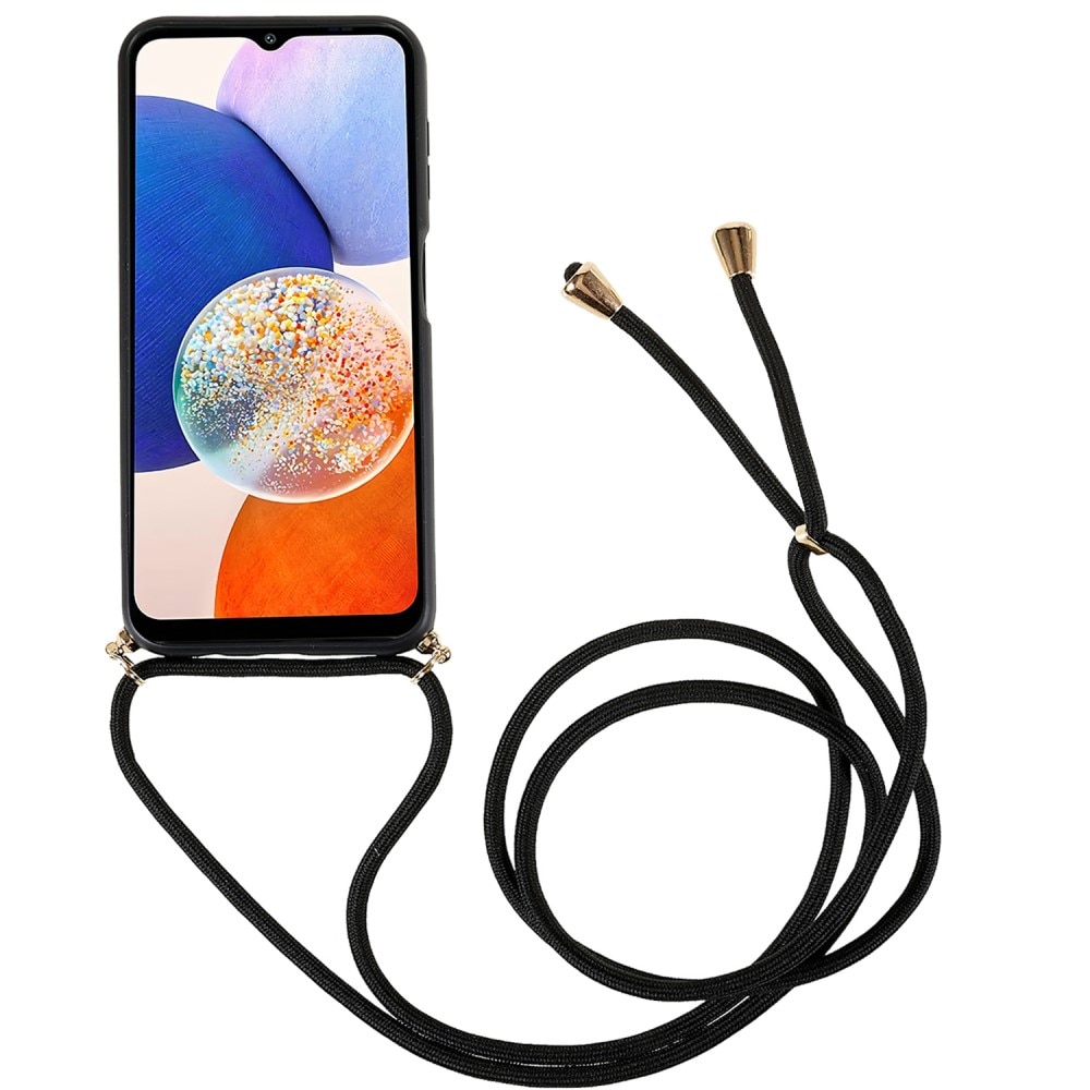 Samsung Galaxy A54 Hoesje Halsband zwart