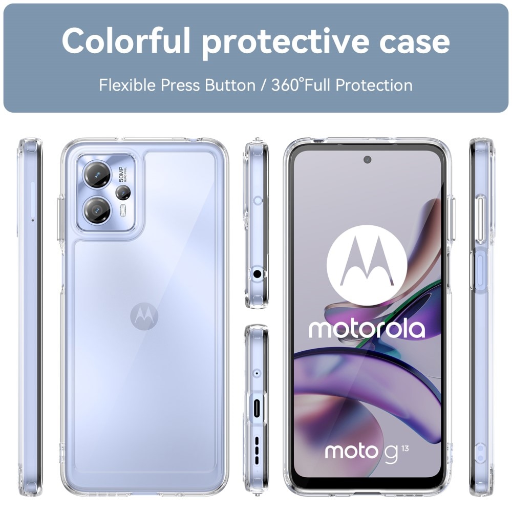 Crystal Hybrid Case Motorola Moto G13/G23 transparant