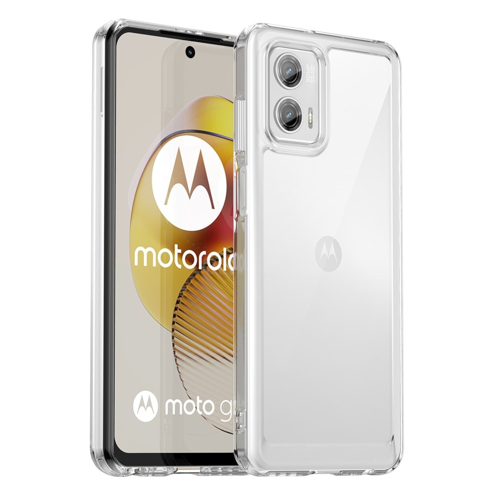 Crystal Hybrid Case Motorola Moto G73 transparant