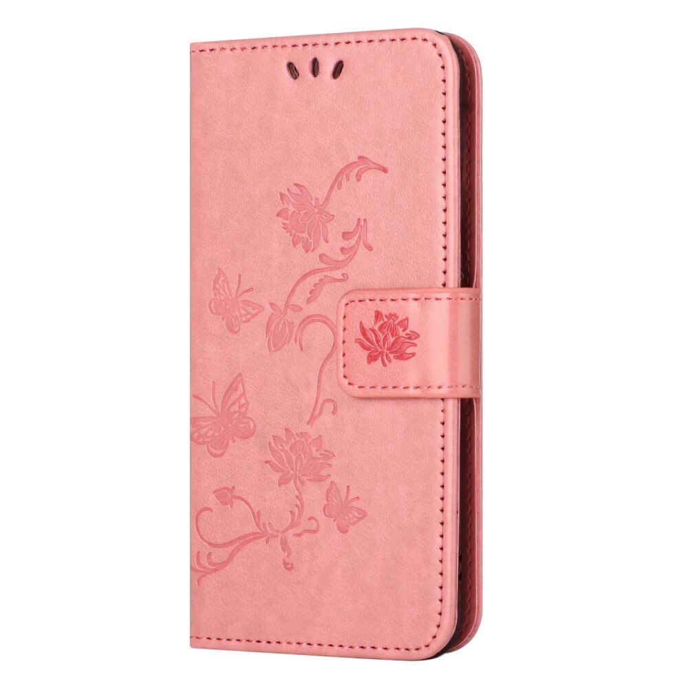 Samsung Galaxy A24 Leren vlinderhoesje Roze
