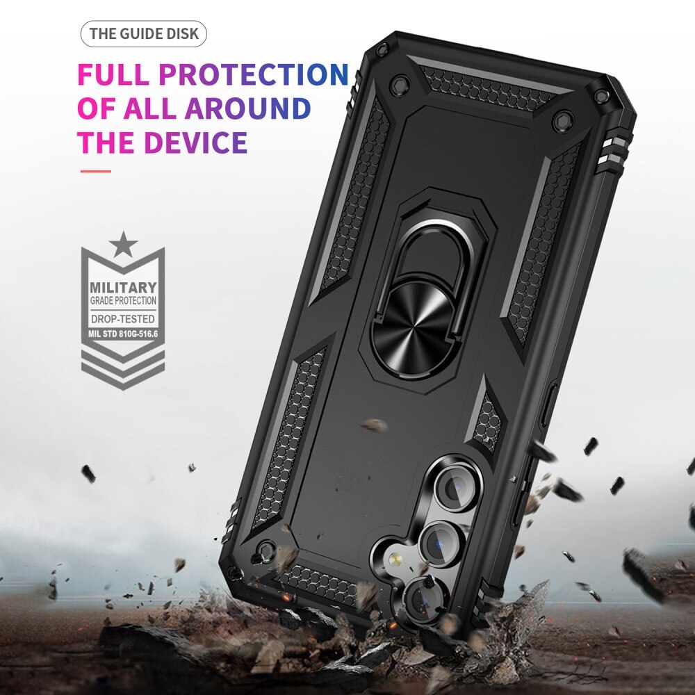 Samsung Galaxy A54 Hybridcase Tech Ring zwart