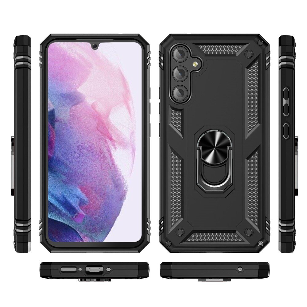 Samsung Galaxy A34 Hybridcase Tech Ring zwart