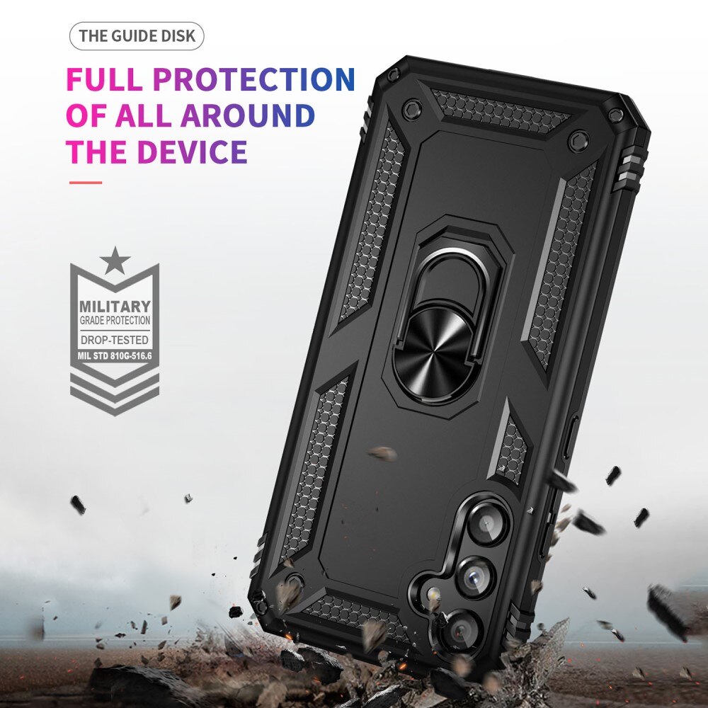 Samsung Galaxy A34 Hybridcase Tech Ring zwart