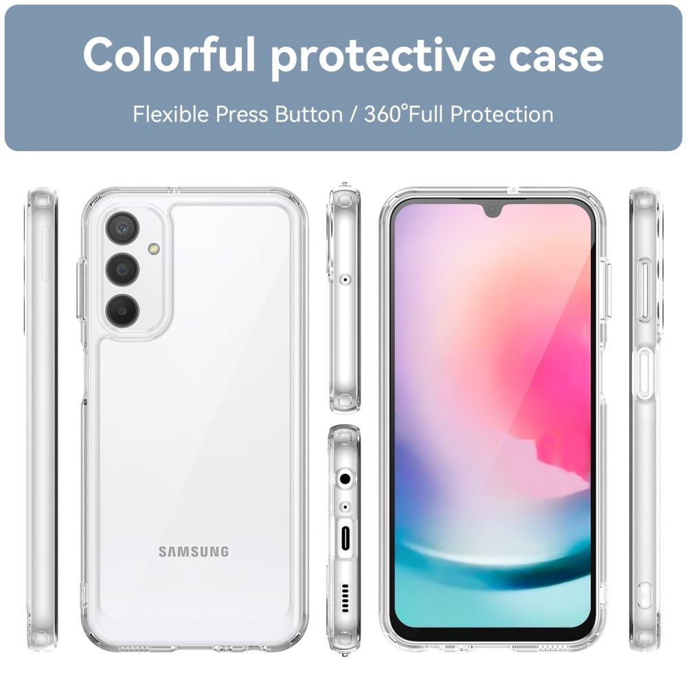Crystal Hybrid Case Samsung Galaxy A24 transparant
