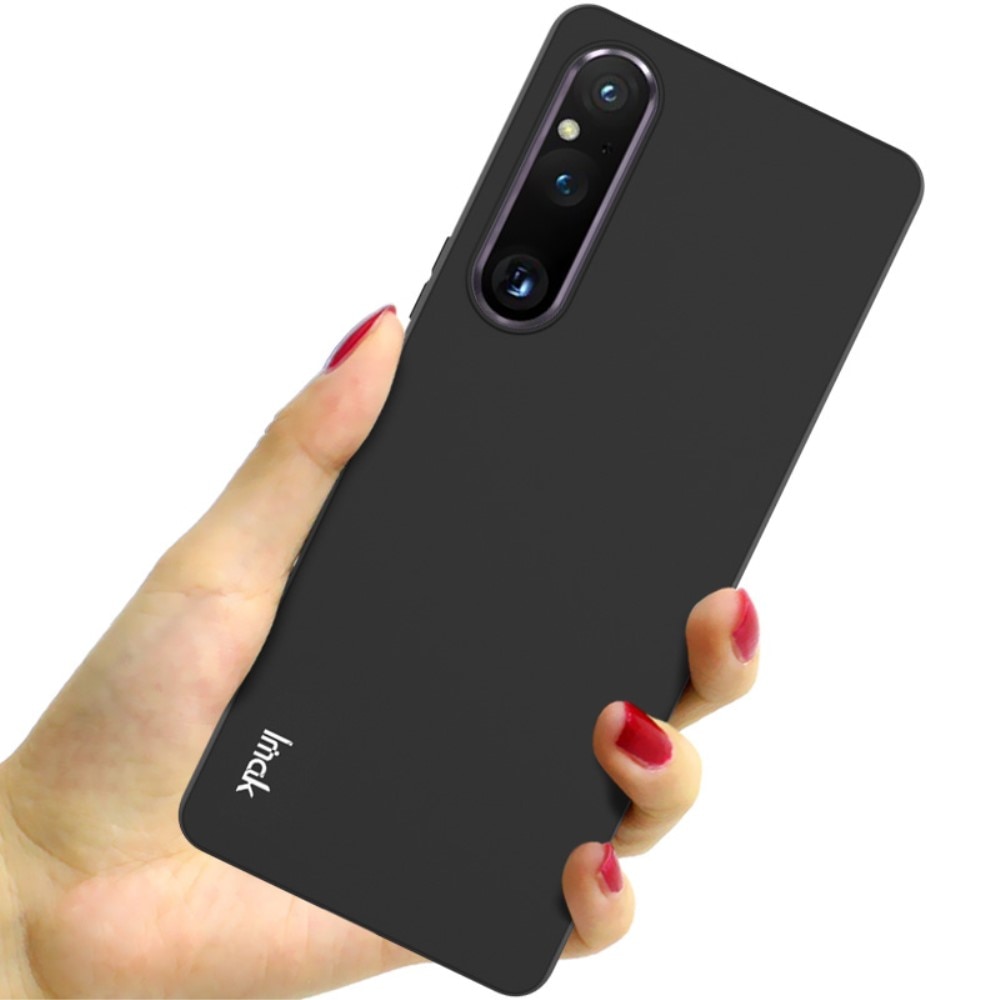 Frosted TPU Case Sony Xperia 1 V zwart