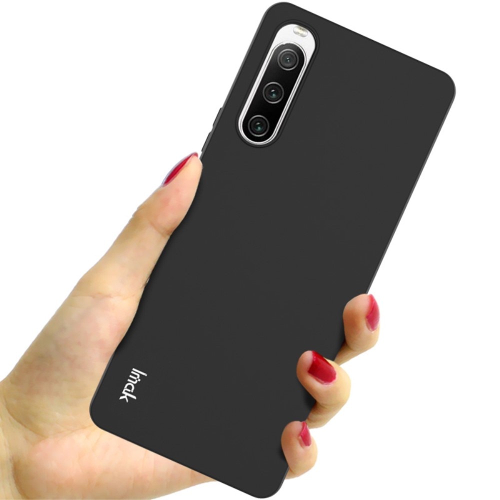 Frosted TPU Case Sony Xperia 10 V zwart