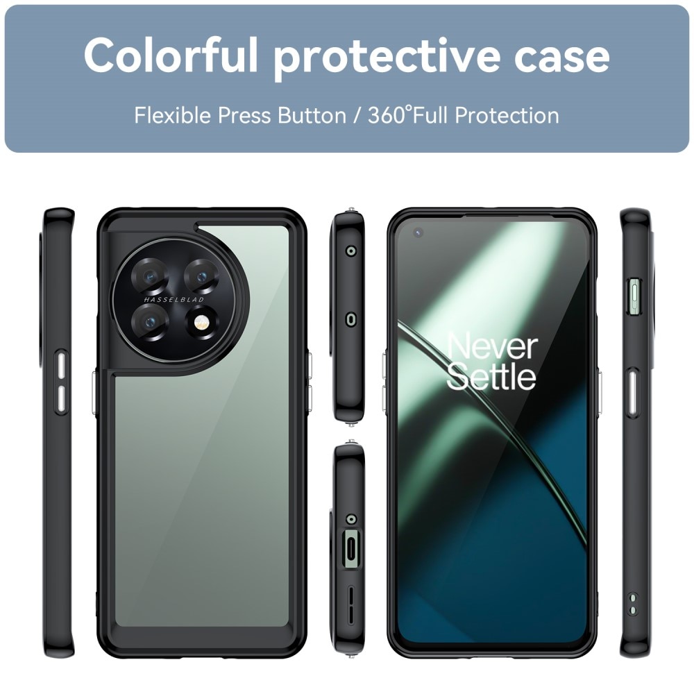 Crystal Hybrid Case OnePlus 11 zwart