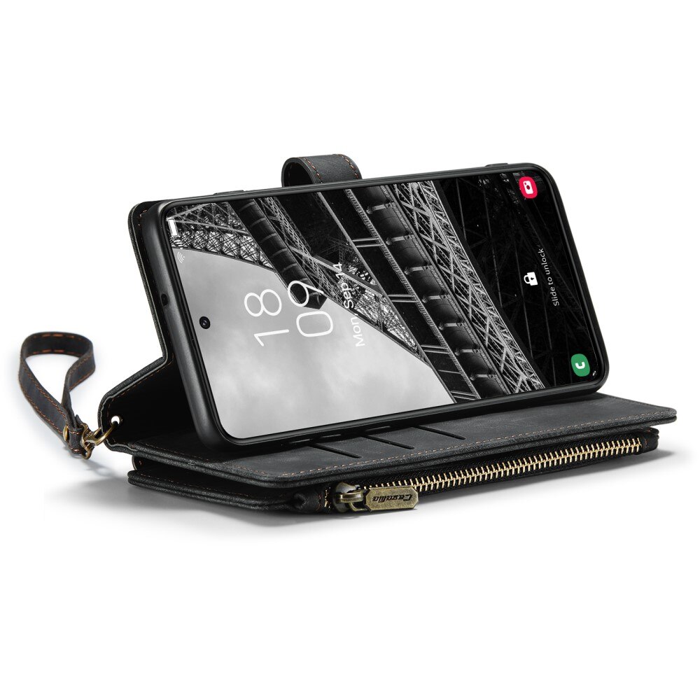 Bookcover hoesje Rits Samsung Galaxy S23 Plus Zwart