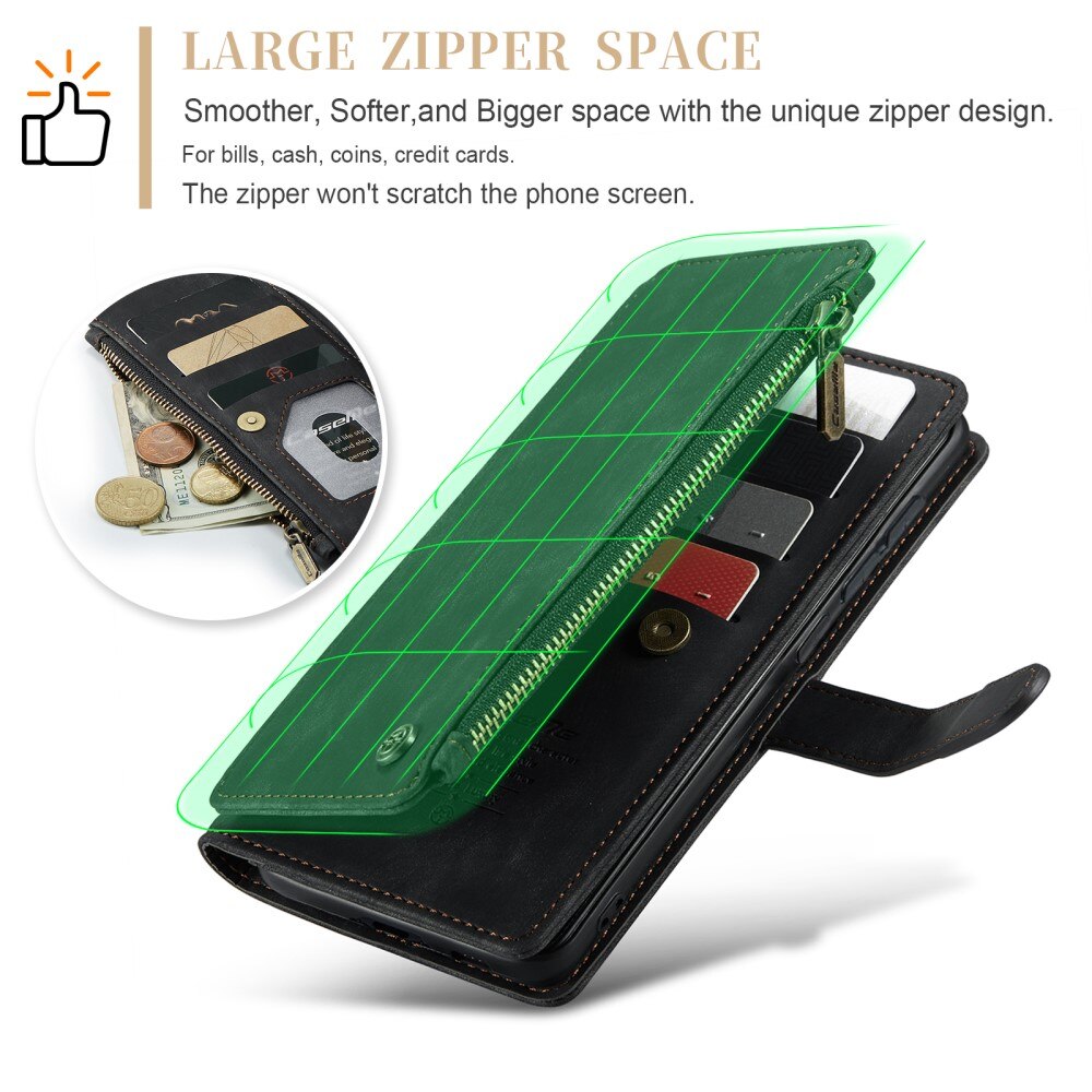 Bookcover hoesje Rits Samsung Galaxy S23 Plus Zwart