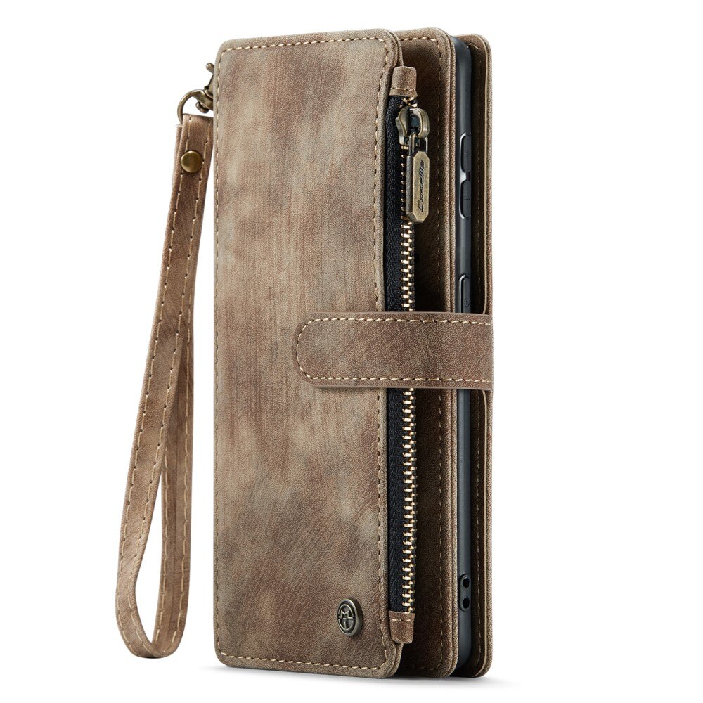 Bookcover hoesje Rits Samsung Galaxy S23 Plus Bruin