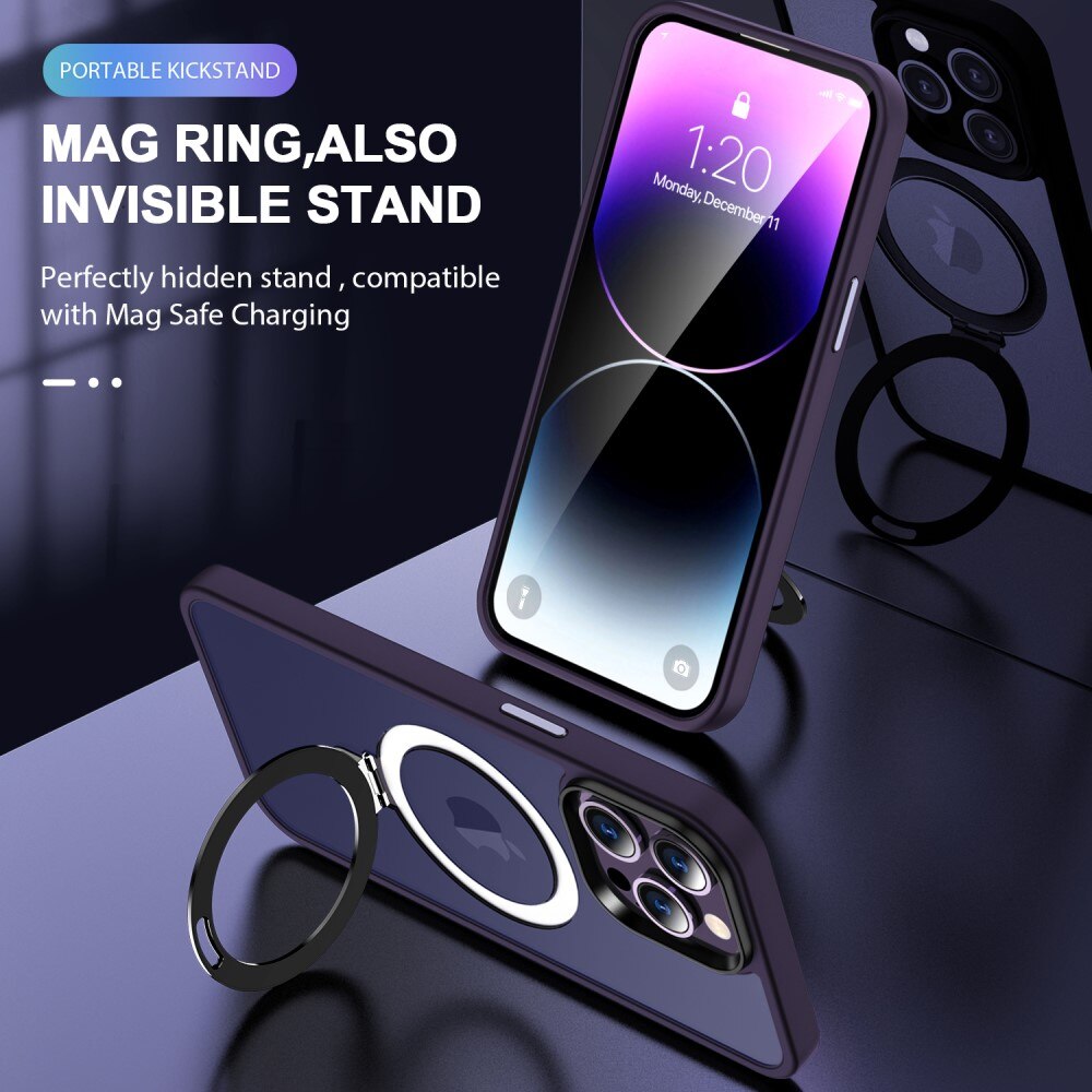 iPhone 13 Pro Hybridcase MagSafe Ring Paars