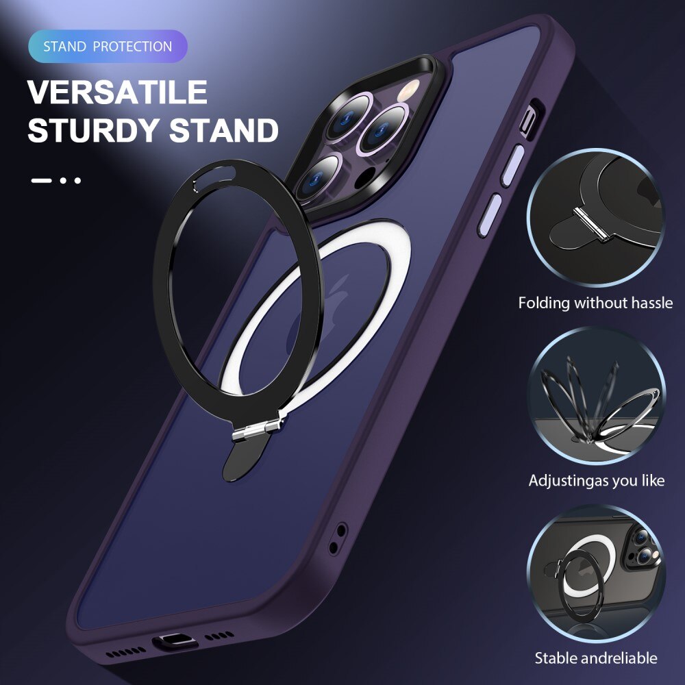 iPhone 13 Pro Hybridcase MagSafe Ring Paars