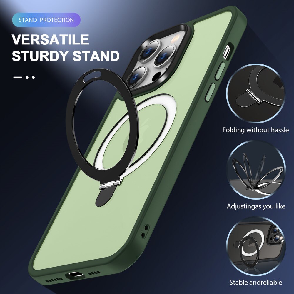 iPhone 14 Pro Max Hybridcase MagSafe Ring Groen