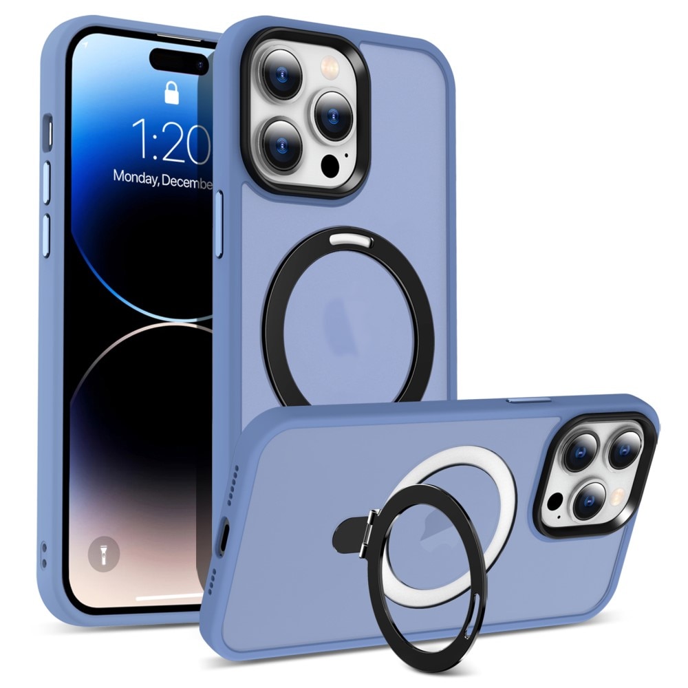 iPhone 14 Pro Max Hybridcase MagSafe Ring blauw