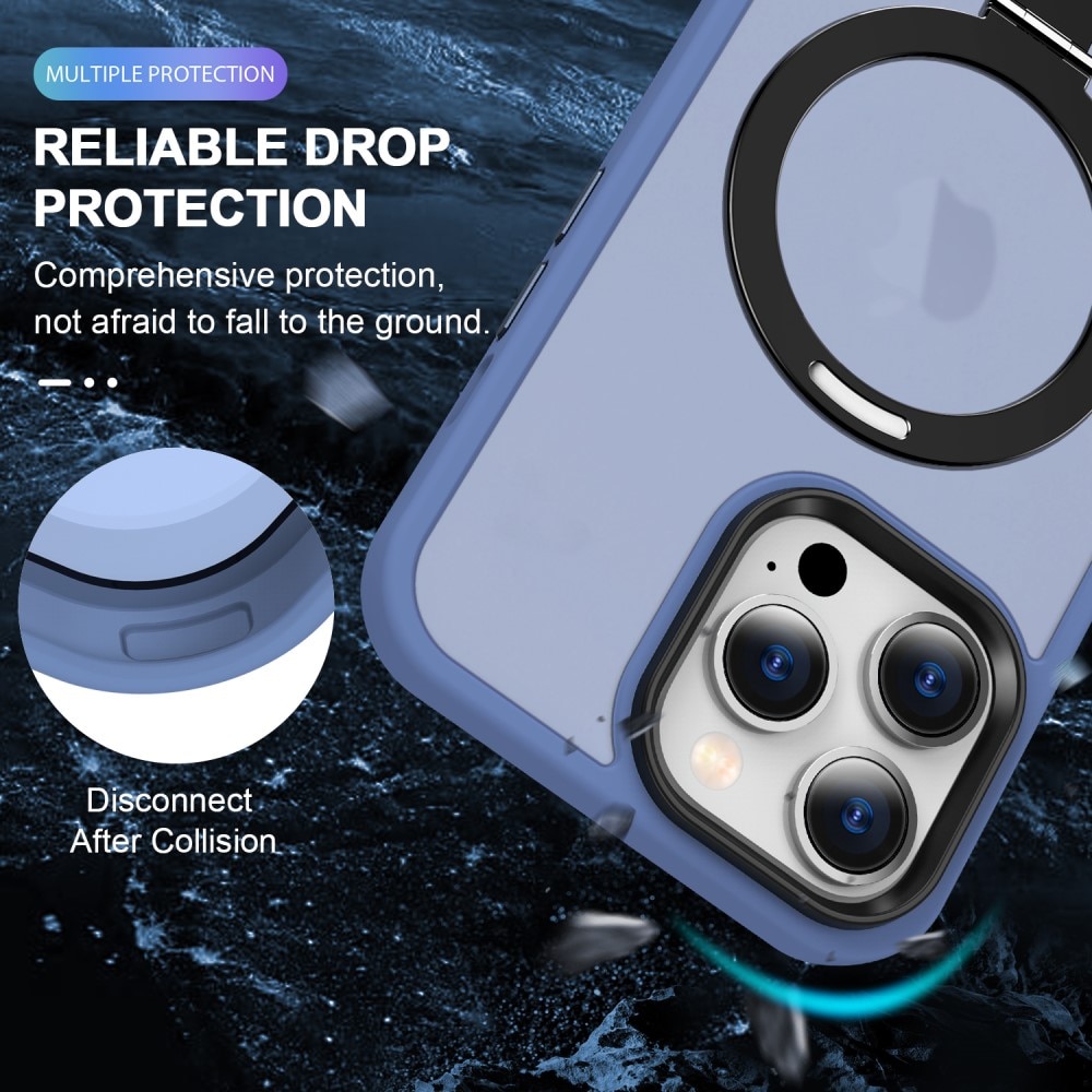 iPhone 14 Pro Max Hybridcase MagSafe Ring Blauw