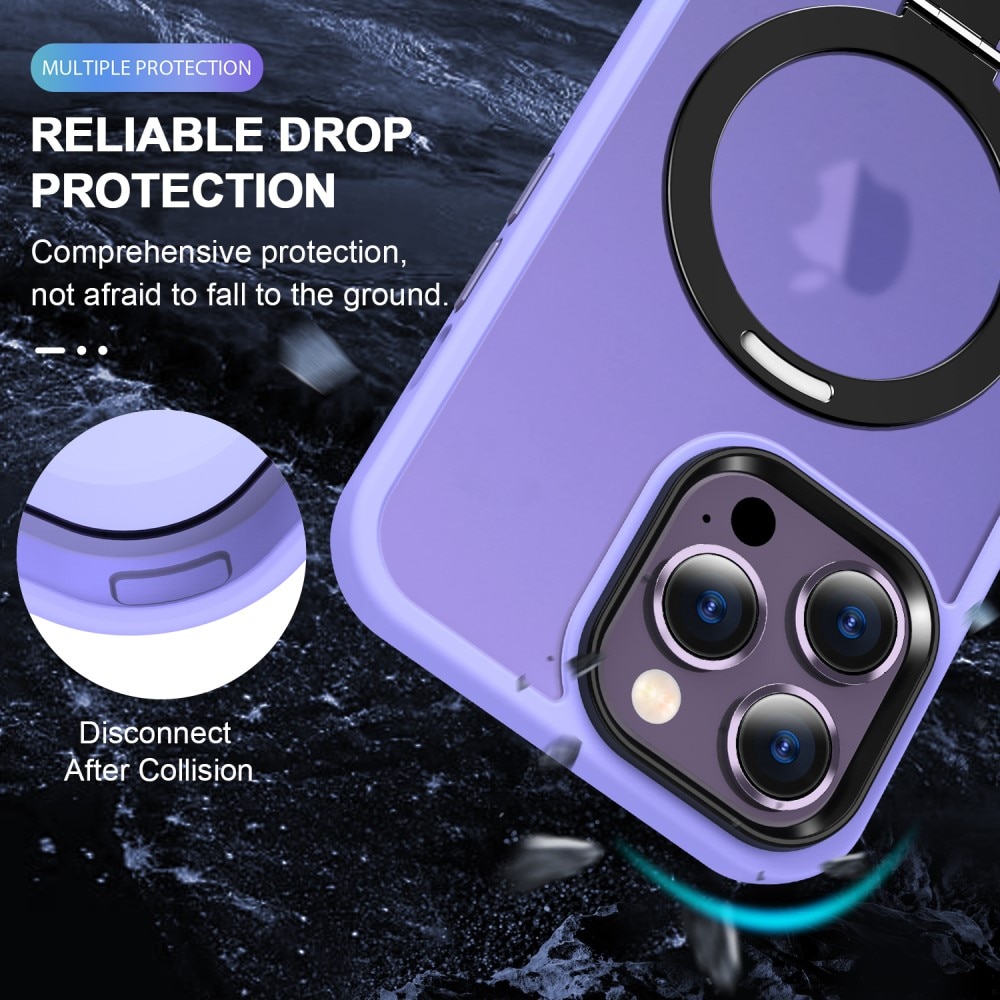 iPhone 14 Pro Max Hybridcase MagSafe Ring Paars