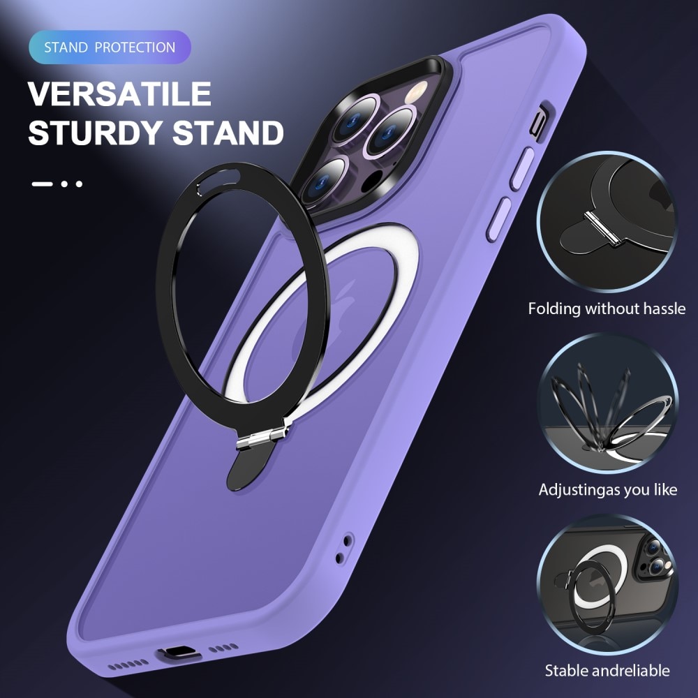 iPhone 14 Pro Max Hybridcase MagSafe Ring Paars