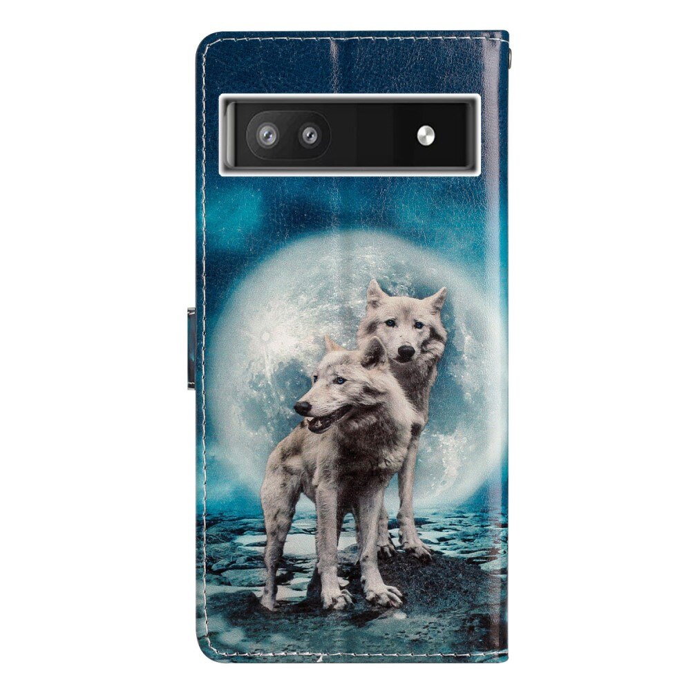 Google Pixel 6a Smartphonehoesje wolven