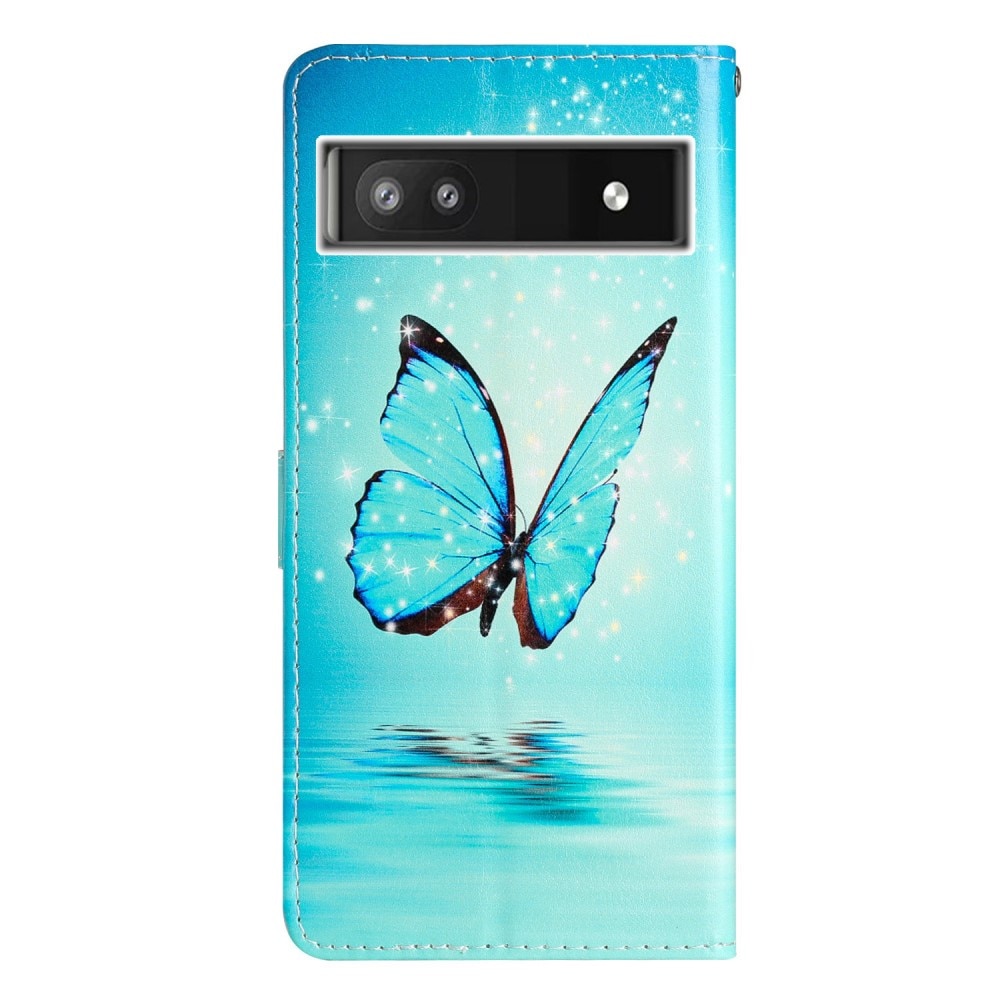 Google Pixel 6a Smartphonehoesje blauwe vlinders